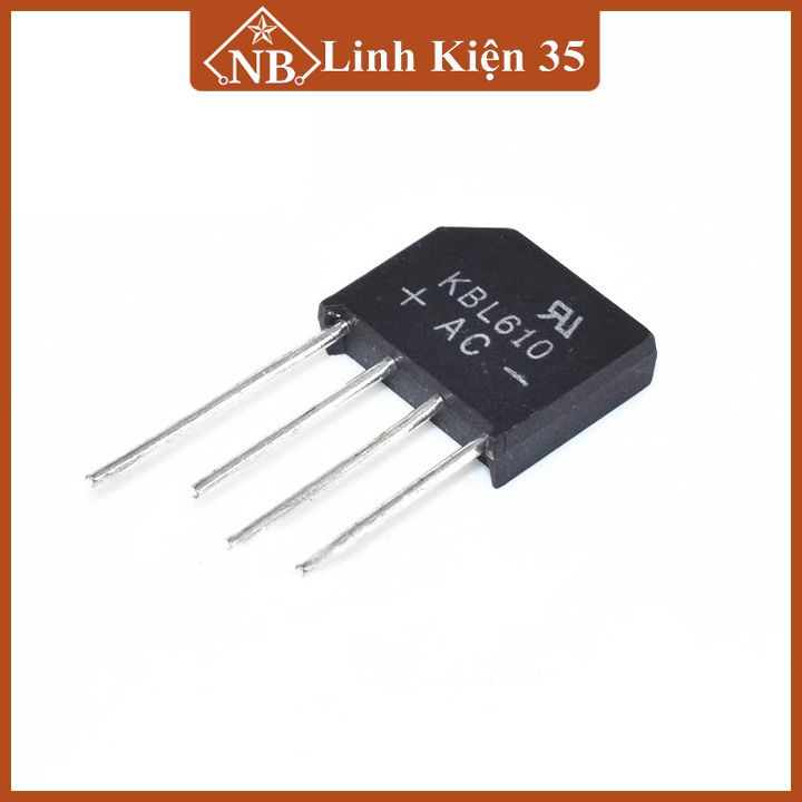Diode cầu các loại dẹt 1A, 2A, 3A, 4A, 5A, 6A, 10A