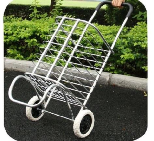 Xe Đẩy Inox Đi Chợ