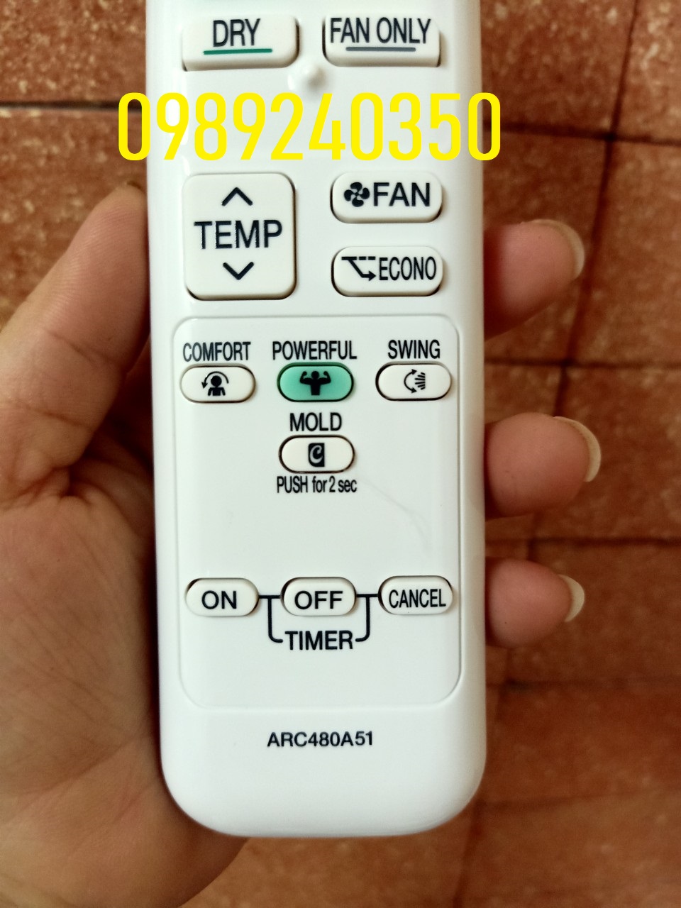 Điều khiển điều hòa Daikin chính hãng