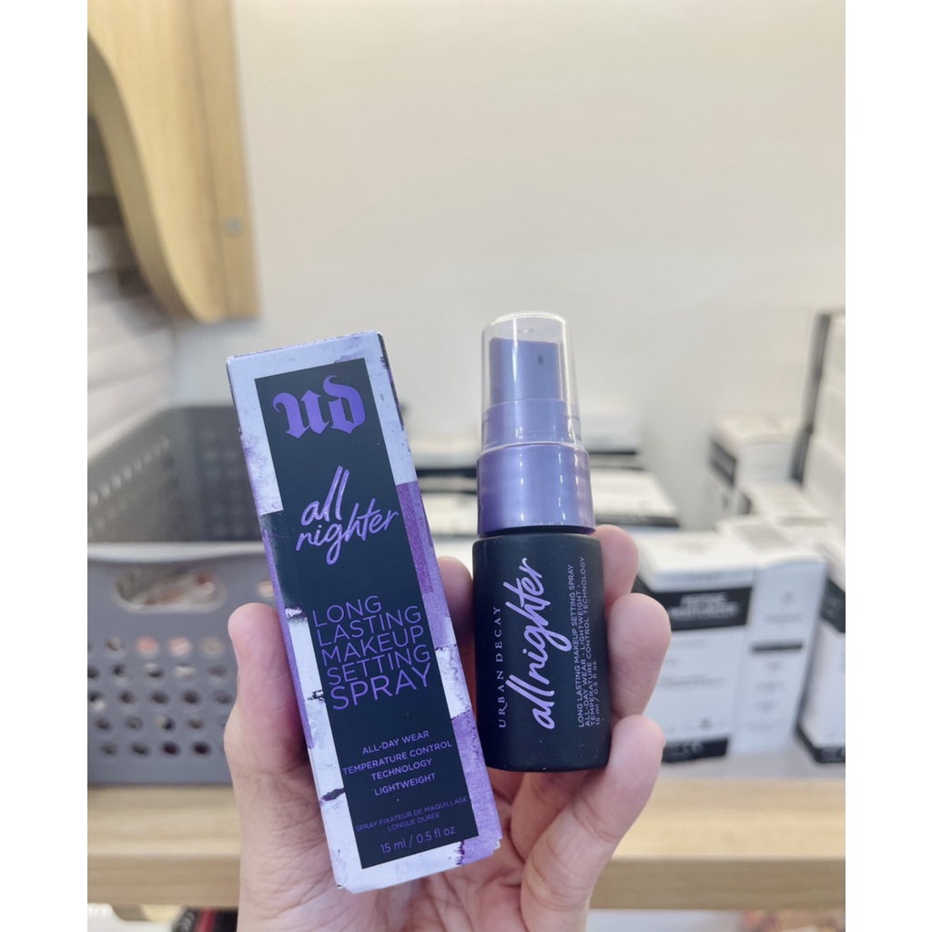 Xịt Khoá Makeup Urban Decay All Nighter Makeup Setting Spray