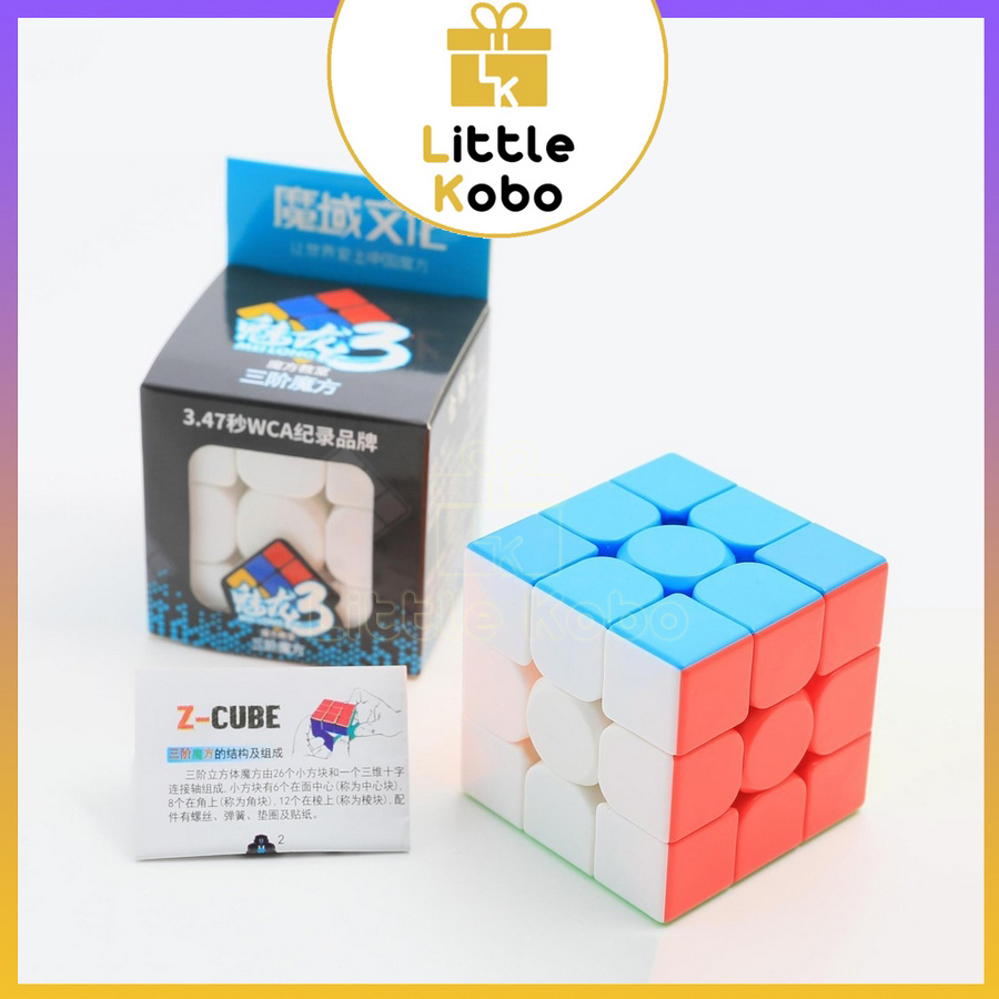 Rubik 3x3 Stickerless Moyu MeiLong 3 MFJS 3 Rubic 3 Tầng