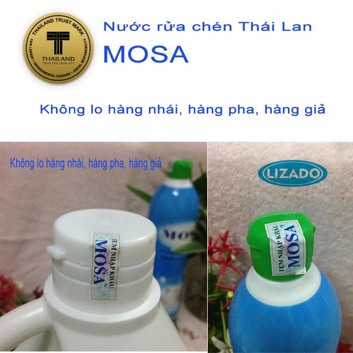 nước rửa chén Mosa 800ml; nước rửa chén; nuoc rua chen; nước rửa chén Thái Lan