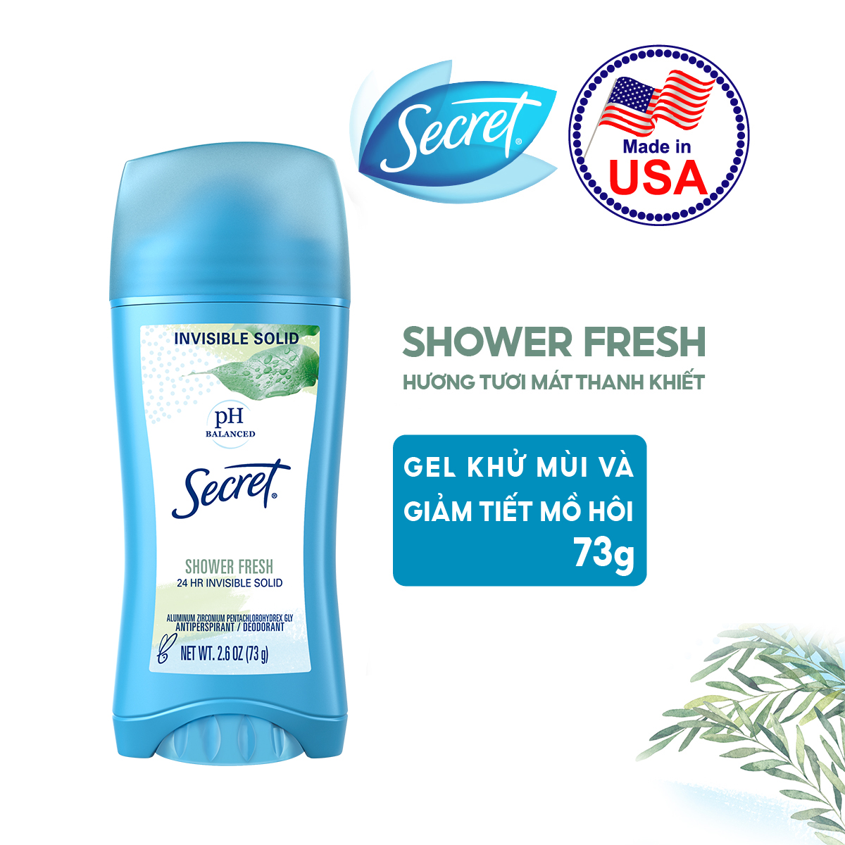 [QT_NK] Sáp Secret Shower Fresh 73g