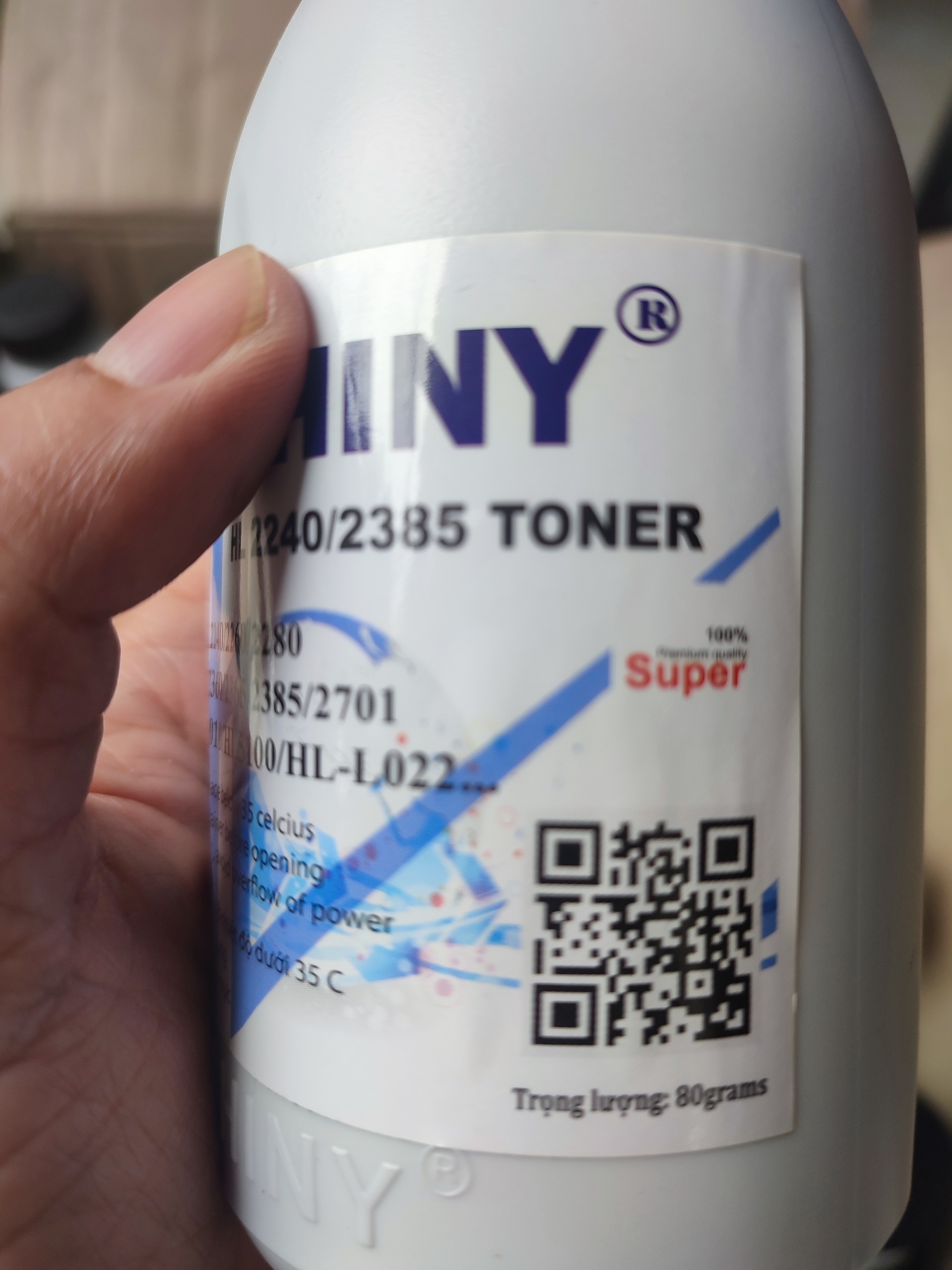 Mực nạp dành cho máy in laser Brother trắng đen