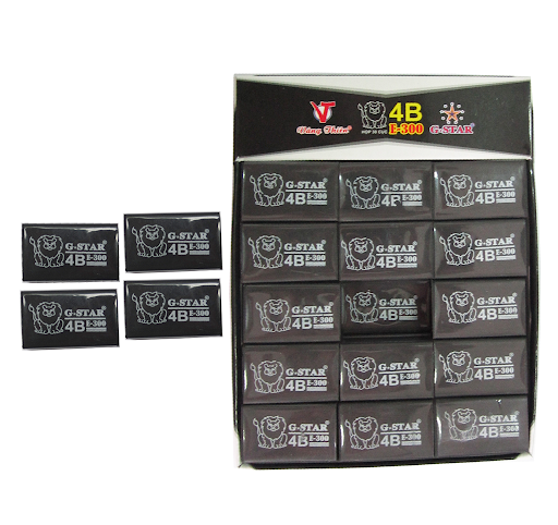 Hộp 30 Cục Gôm Tẩy Chì Cao Cấp Gstar E300