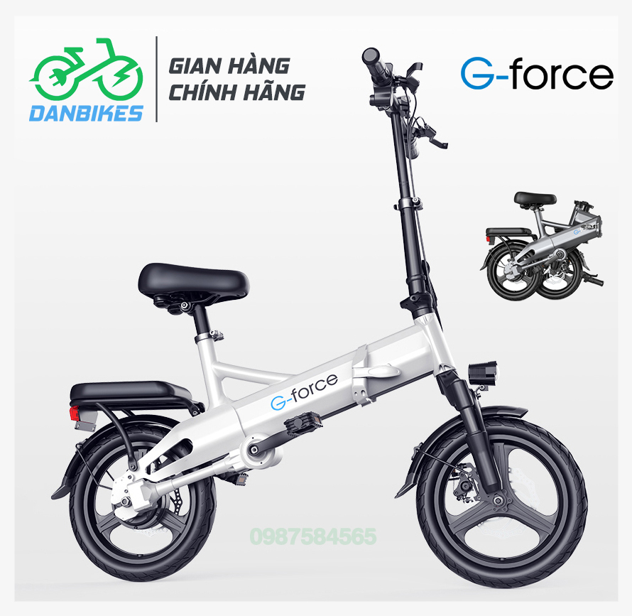 XE ĐẠP ĐIỆN GẤP GỌN G-FORCE G14 TRUYỀN ĐỘNG TRỤC (BH 12T) | Lazada.vn