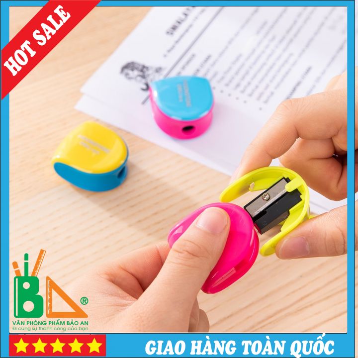 Gọt bút chì deli 0578 hồng/ vàng/ xanh dương - màu ngẫu nhiên - văn phòng phẩm bảo an