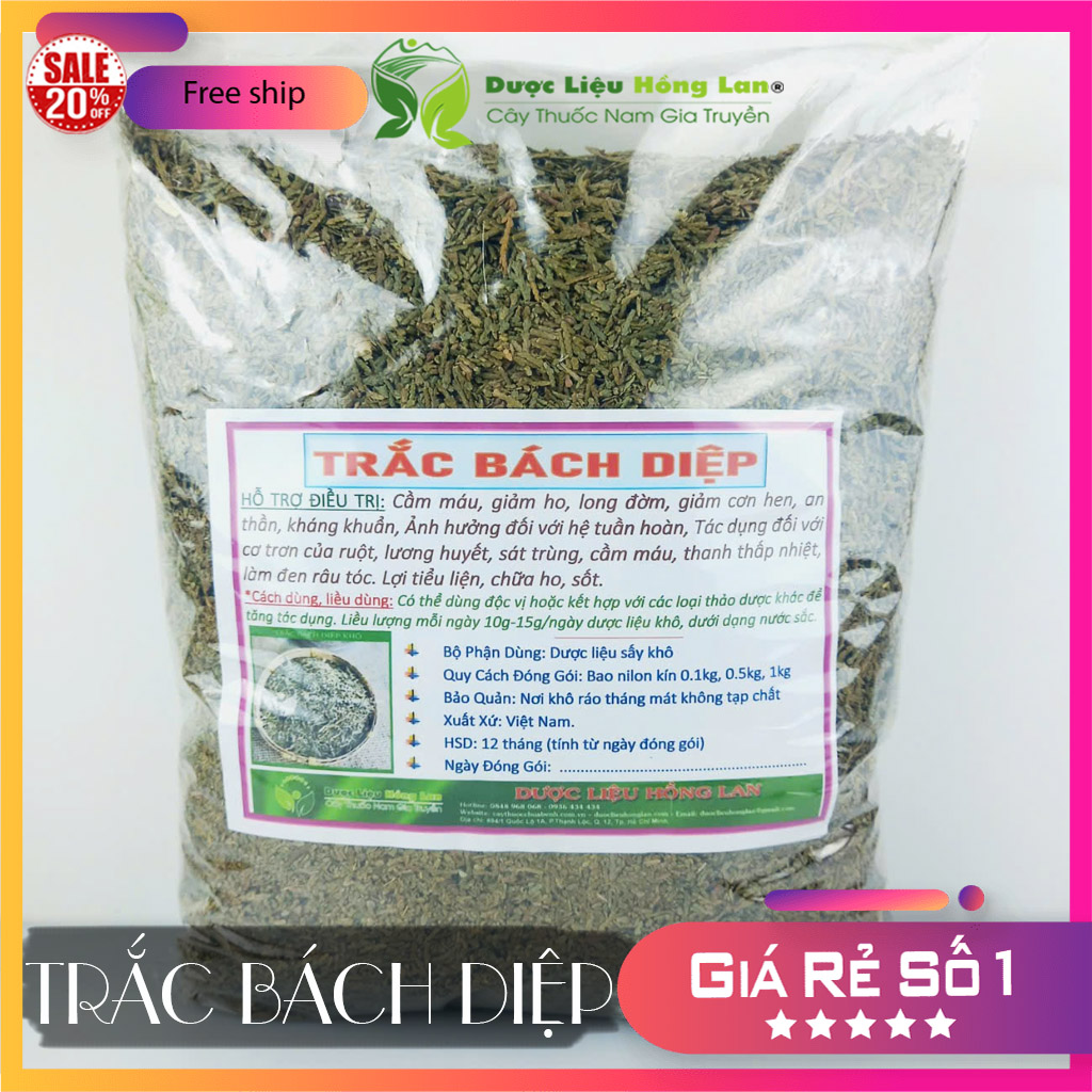 [FreeshipMAX] ✅[THƯỢNG HẠNG] 100g Trắc Bách Diệp đẹp loại 1 - (Hàng chính hãng)