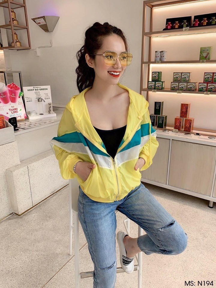 [HCM]ÁO KHOÁT DÙ PHỐI MÀU SIÊU XINH