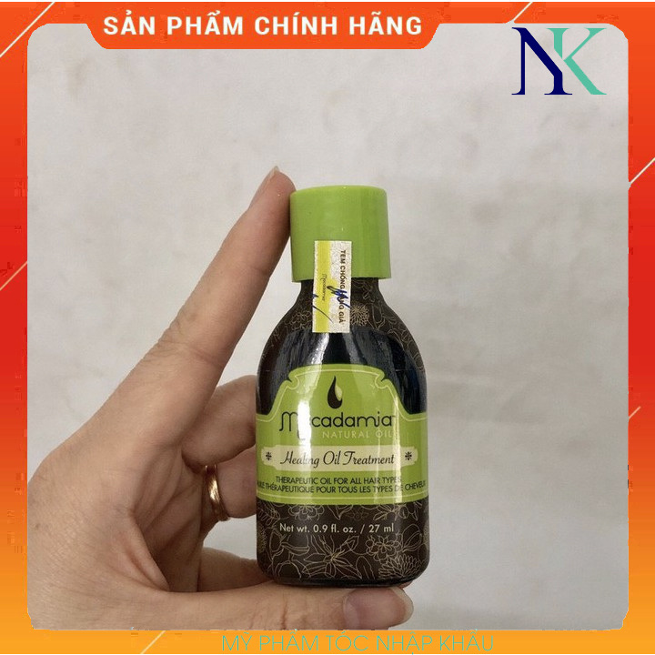[HCM]Tinh Dầu Macadamia Cao Cấp Phục Hồi Tóc Hư Tổn 27Ml