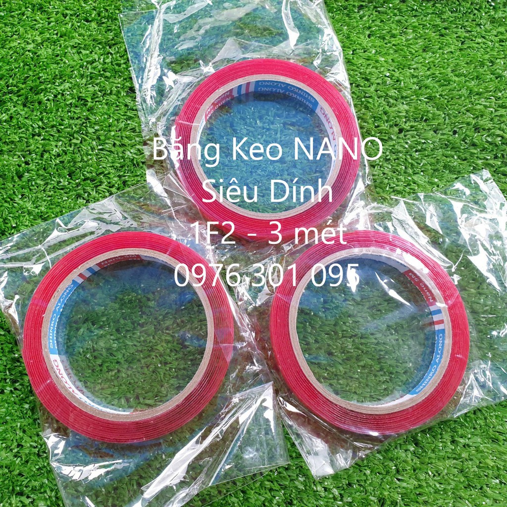 Băng Keo Dán Led Thanh NANO 2 Mặt [ 1F2 ]