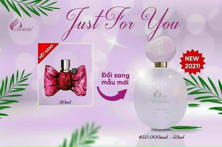 Nước hoa nữ just for you 50ml(mẫu mới)