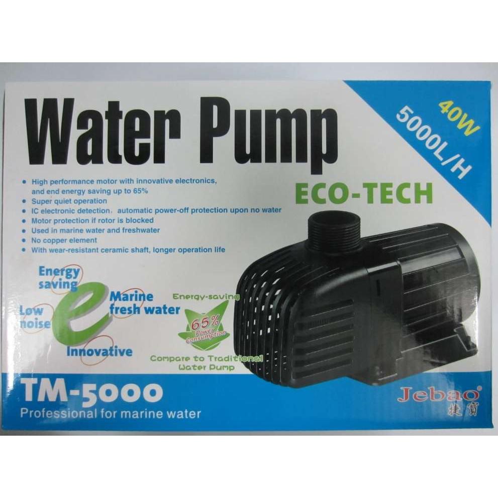Jebao tm 5000 bơm chuyên dụng cao cấp dành cho hồ cá tiết kiệm điện