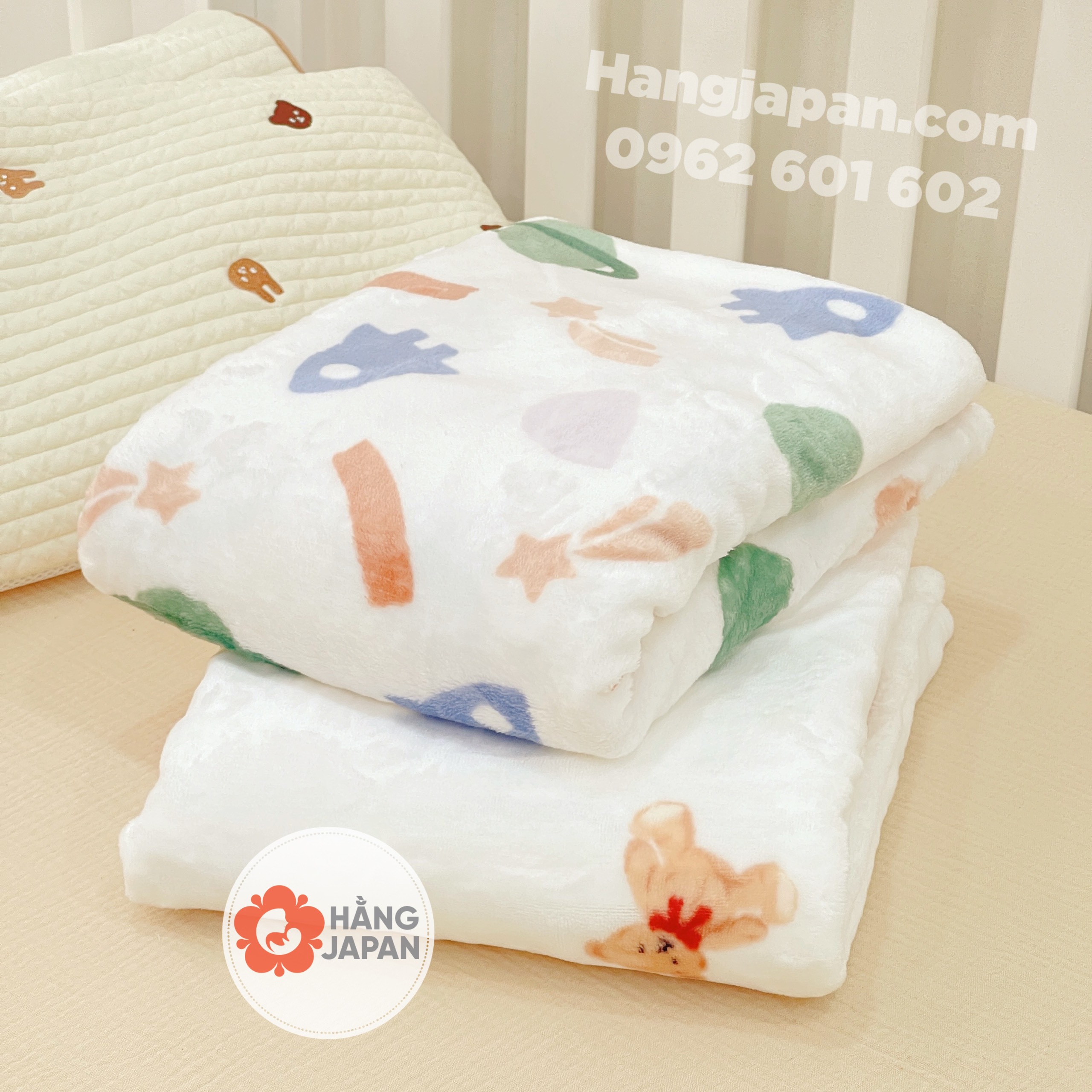 Hàng Hàn - Chăn lông Blanket cho bé