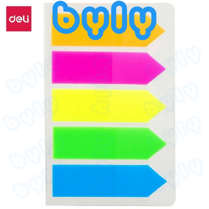 Ship hỏa tốc - Note Phân Trang 100 tờ - 5 Màu DELI  A10602 - ByLy Store