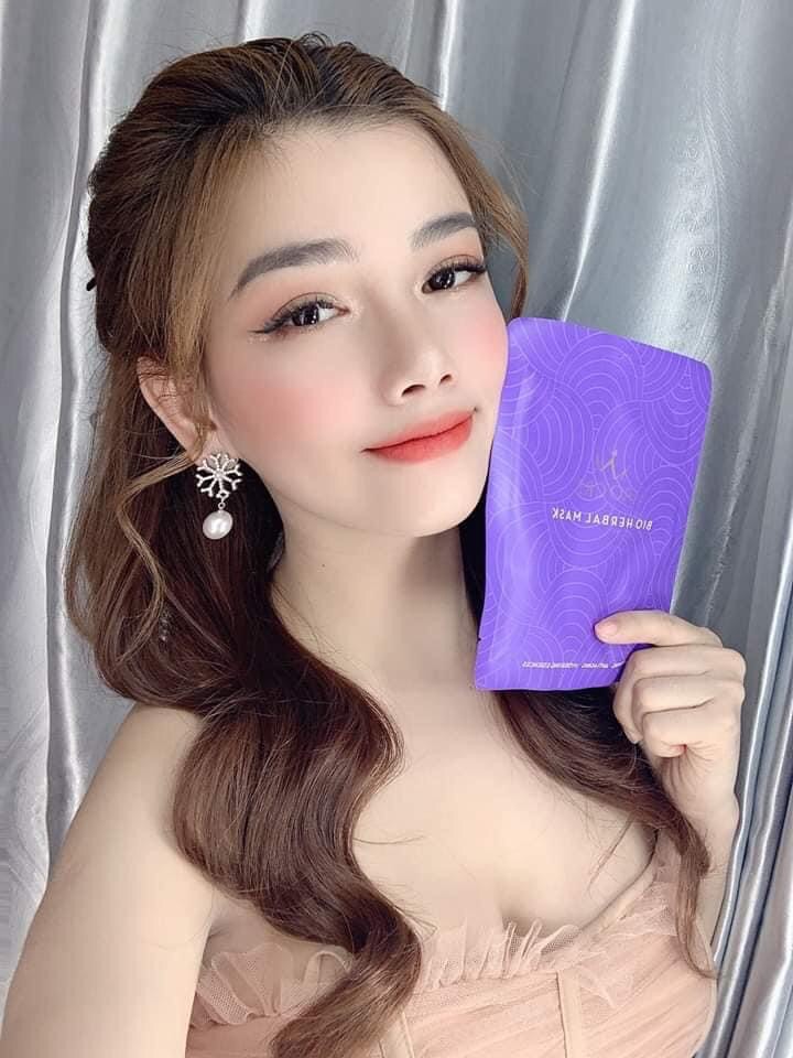 SET MẶT NẠ ĐẮP TRẮNG DA- CHỐNG LÃO HOÁ (TÍM)
