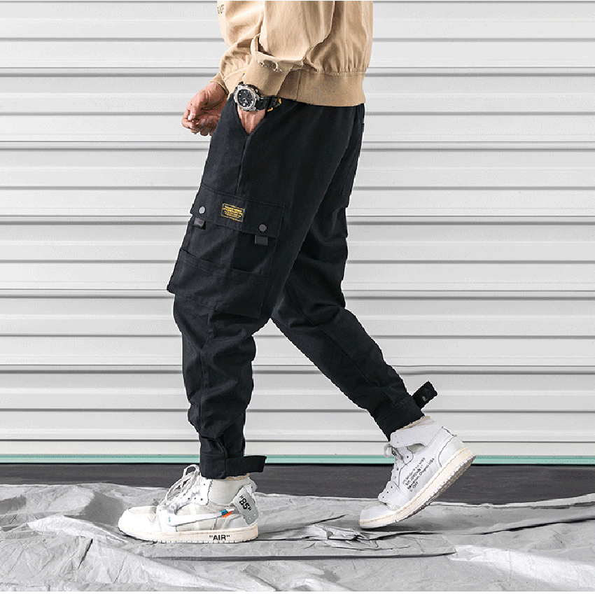 (chất kaki L1) Quần Jogger Túi Hộp Nam Đơn Giản Nhưng Cá Tính Phong Cách Đường Phố Hàn Quốc Thời Trang 4MENHN JOGGER NAM 9000056C2