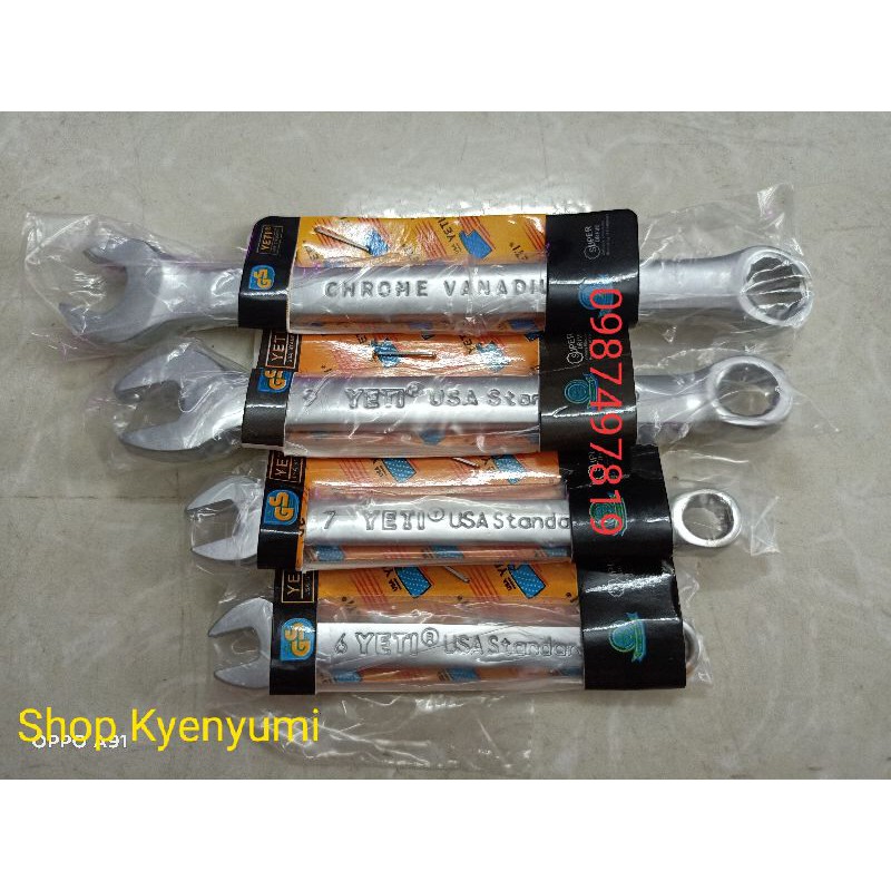 Khoá Cờ Lê Lẻ Số 6. 7. 9. 11 Hàng Chuẩn