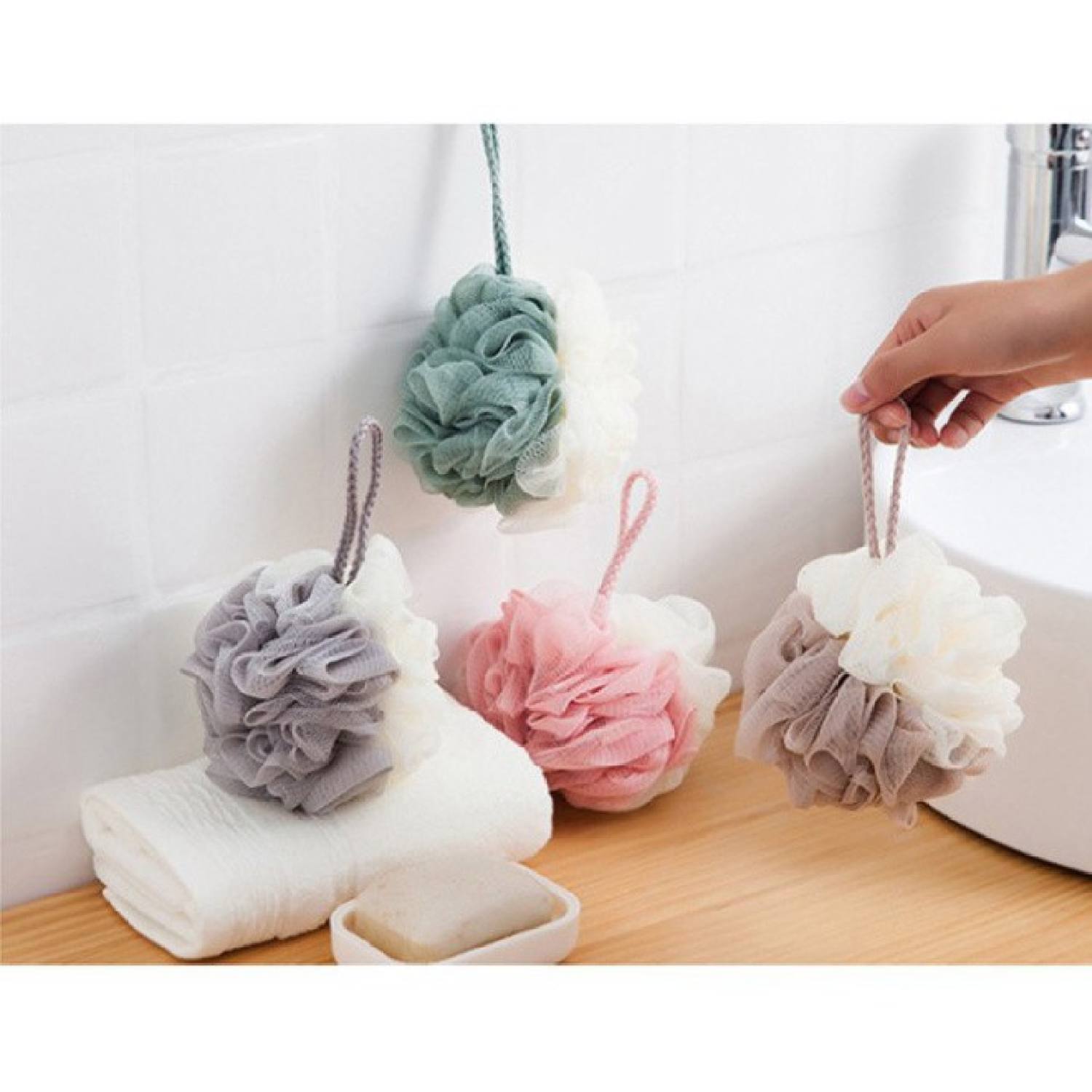 Bông Tắm Lưới Tạo Bọt xuất Nhật [ Mã B606 ]