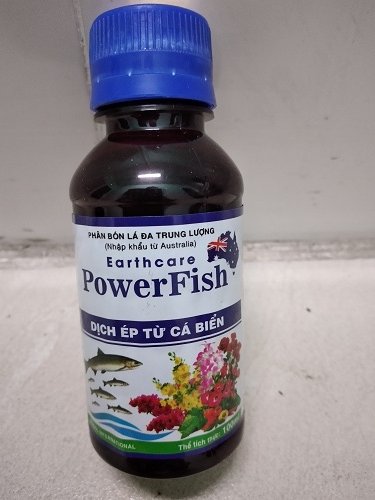 [HCM]Phân bón lá đa trung lượng POWER FISH dịch ép từ cá biển nhập khẩu từ Úc - chai 100ml