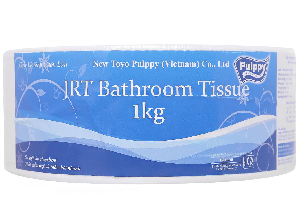 Giấy vệ sinh cuộn lớn Pulppy 1kg