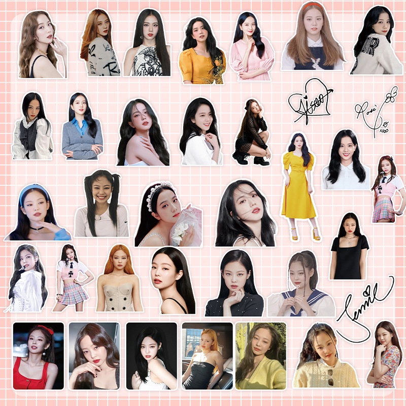 Set 120 Sticker Blackpink Dán Trang Trí Đa Dụng