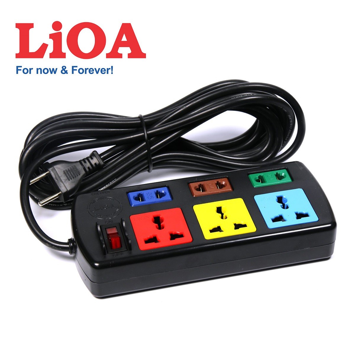 Ổ cắm điện Lioa chính hãng 6 ổ