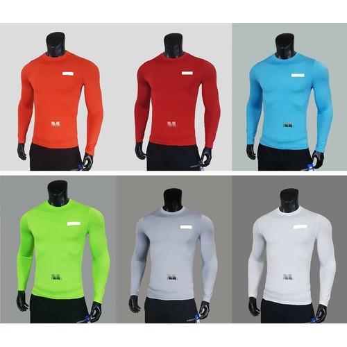 Sale sốc áo giữ nhiệt dài tay nam thể thao áo giữ nhiệt mặc đá bóng phom 50-80kg siêu đẹp
