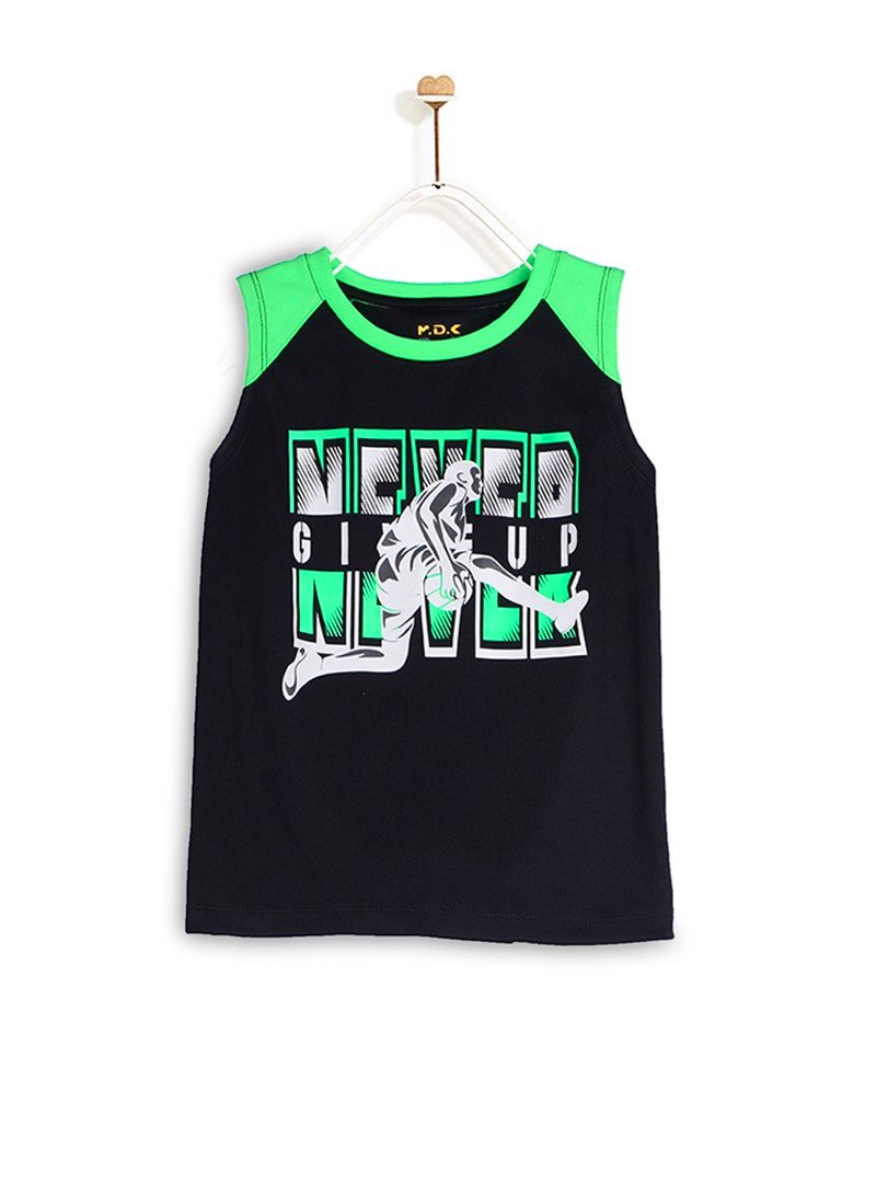 Áo Thun Bé Trai M.D.K Printed Tank W. Shoulder Contrast