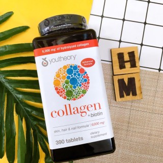 Viên Uống Youtheory Collagen Biotin 6000mg thumbnail