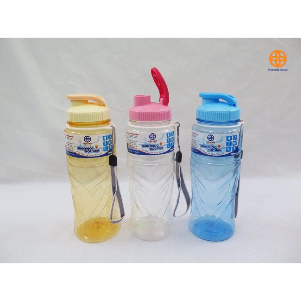 Bình nước học sinh nhựa PET 900ml - Bình nước thể thao 900ml