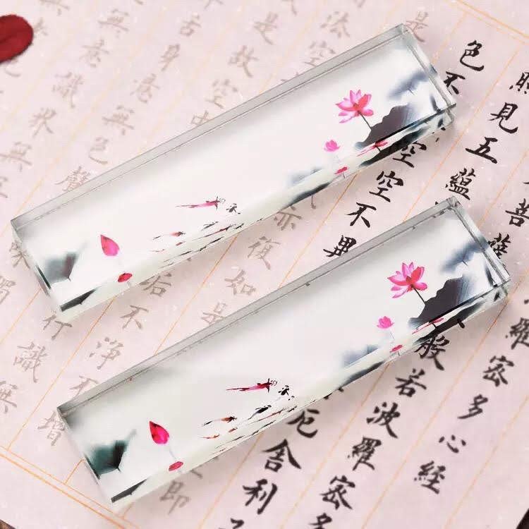 Trấn chỉ thư pháp pha lê cao cấp