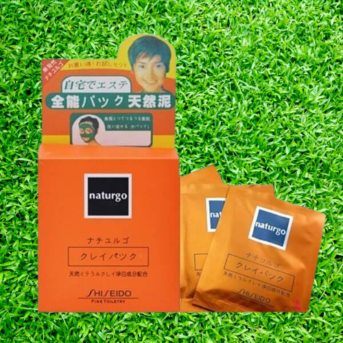 Mặt nạ bùn lột mụn Naturgo Shiseido hộp 10 gói