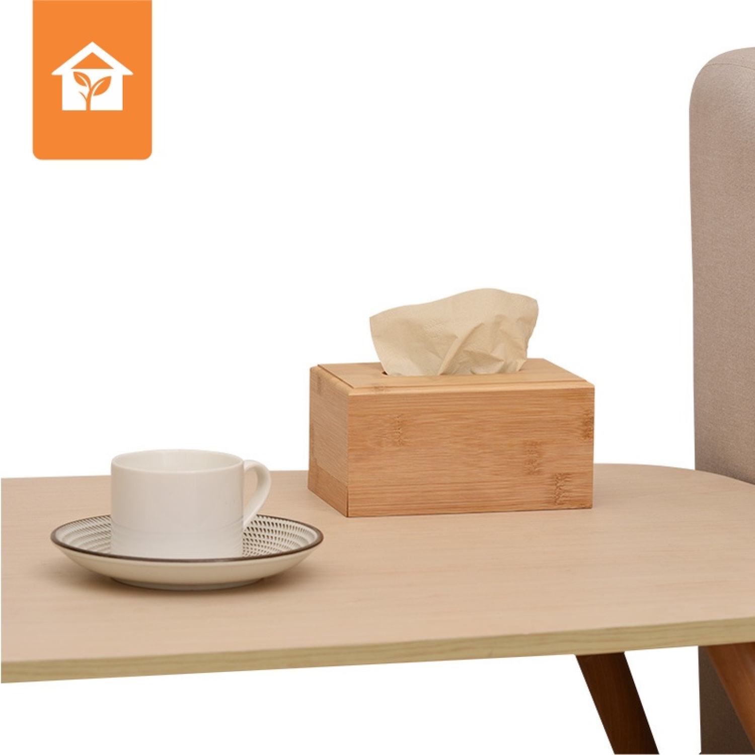 Hộp khăn giấy gỗ tre tự nhiên ( Hàng xuất khẩu )