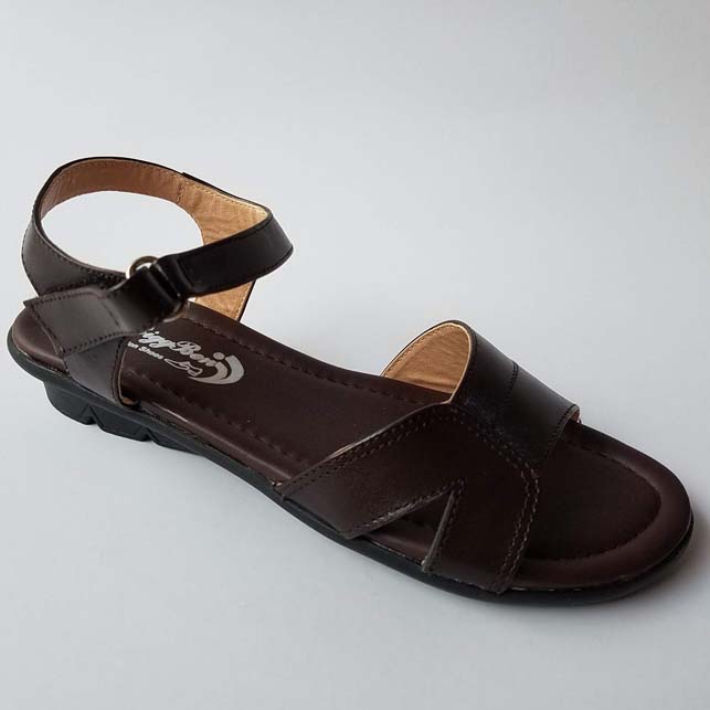 [HCM]Giày Sandal Đế Bệt Nữ BIGBEN Da Bò Thật Cao Cấp