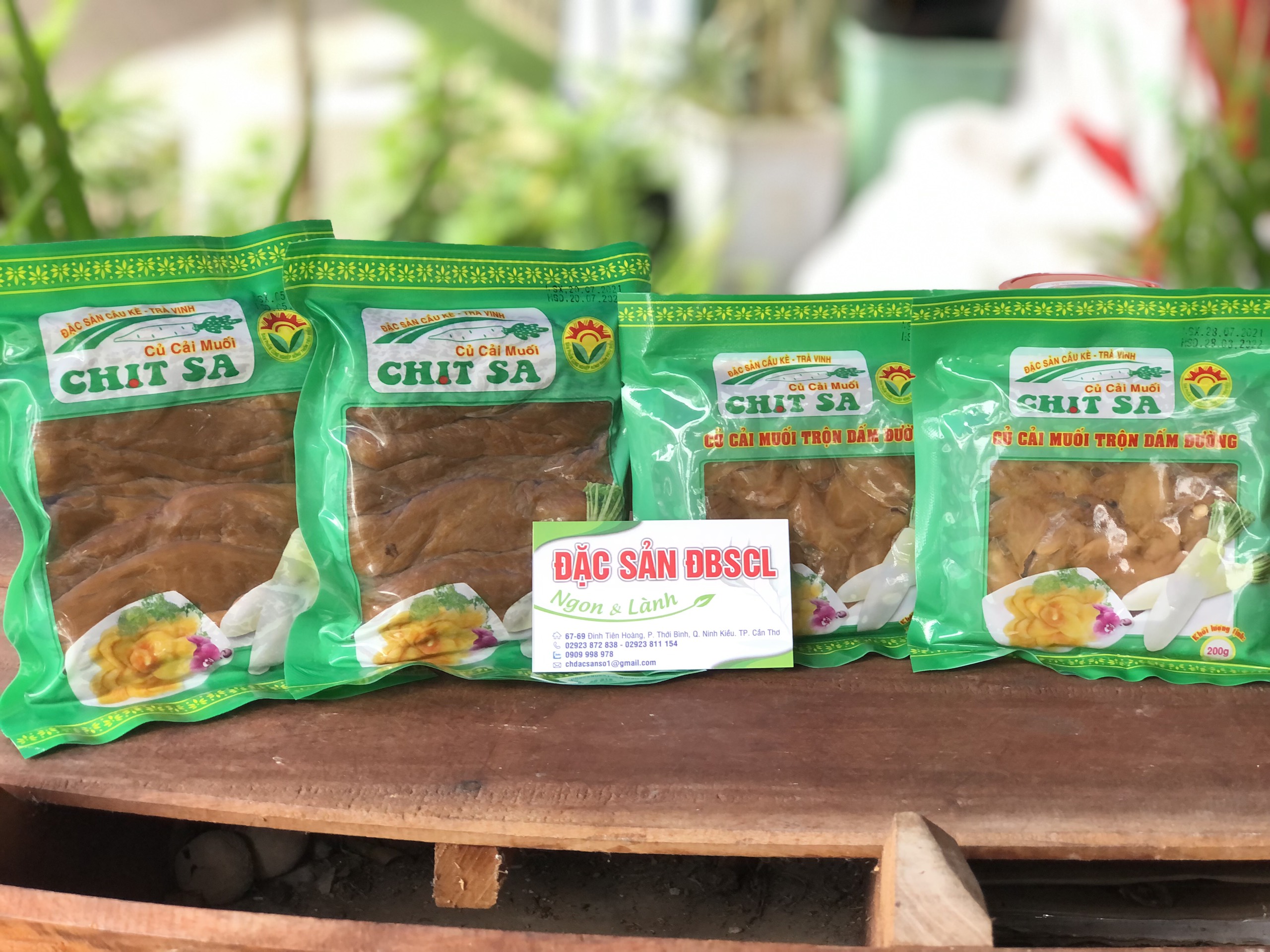 Củ cải muối Chịt Sa - Củ cải muối nguyên củ
