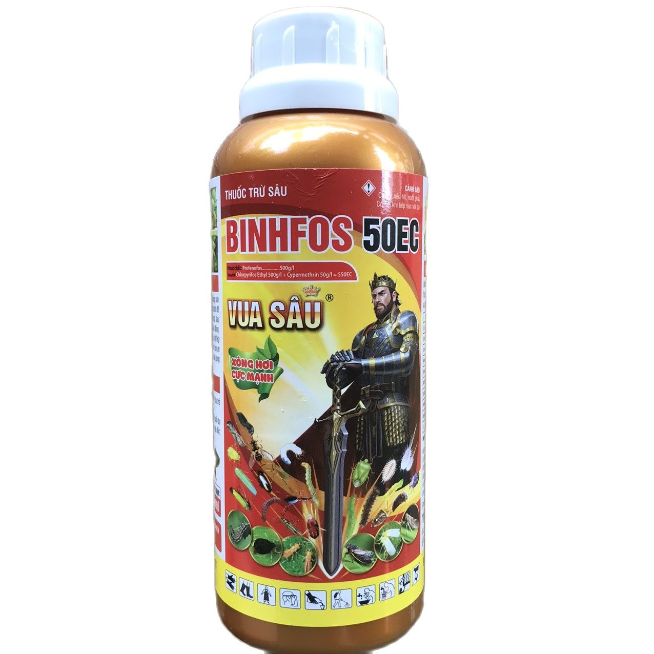 (Random Delivery) Binhfos 50Ec (Golden Bottle King of Worms) - 450ml - Delta Switzerland