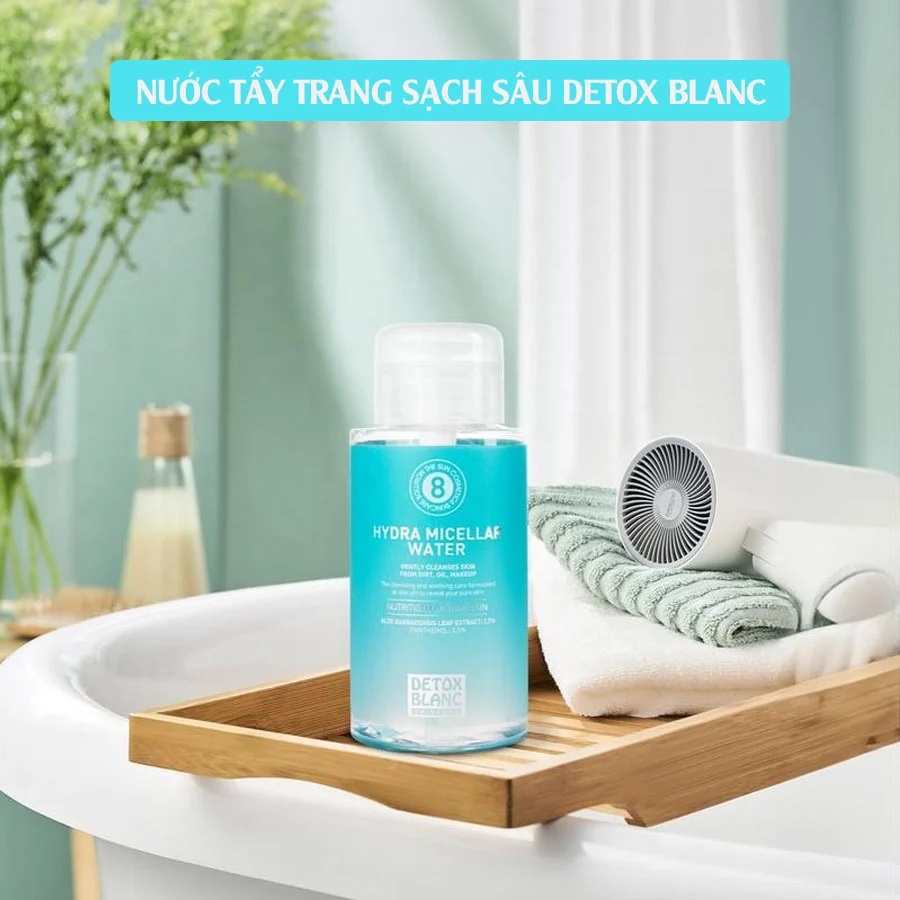 combo dưỡng trắng da detox blanc tặng sữa rửa mặt