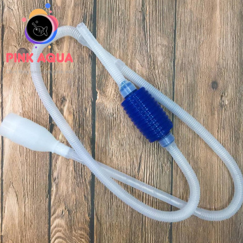 Bơm tay thay nước hồ cá - Hút cặn đáy bể cá