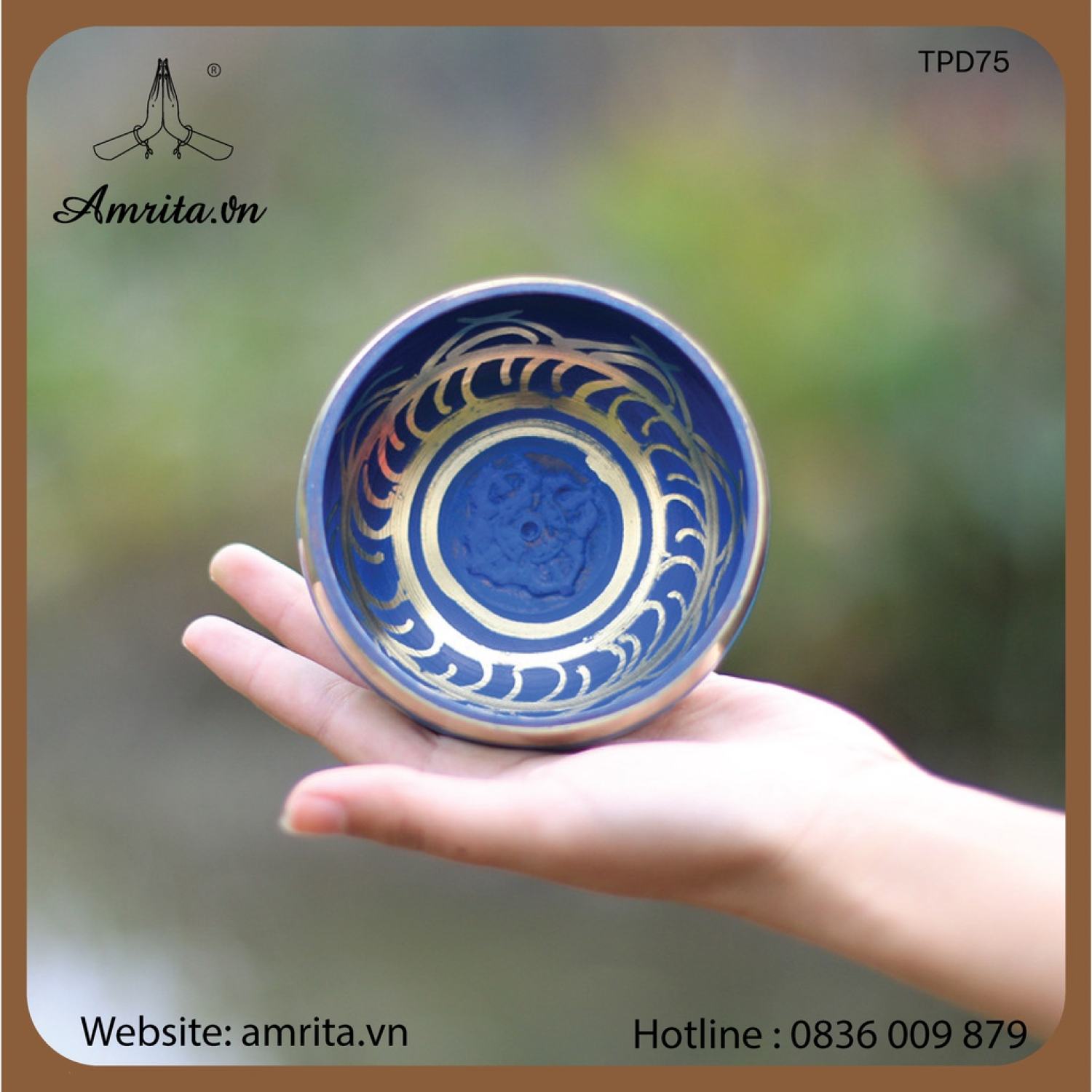 [giá sỉ]Chuông xoay Tây Tạng (Nepal) - Singing Bowl