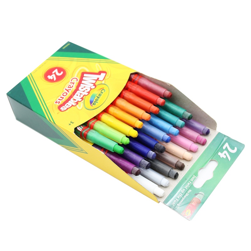 Bộ bút sáp vặn mini 24màu Crayola 529724