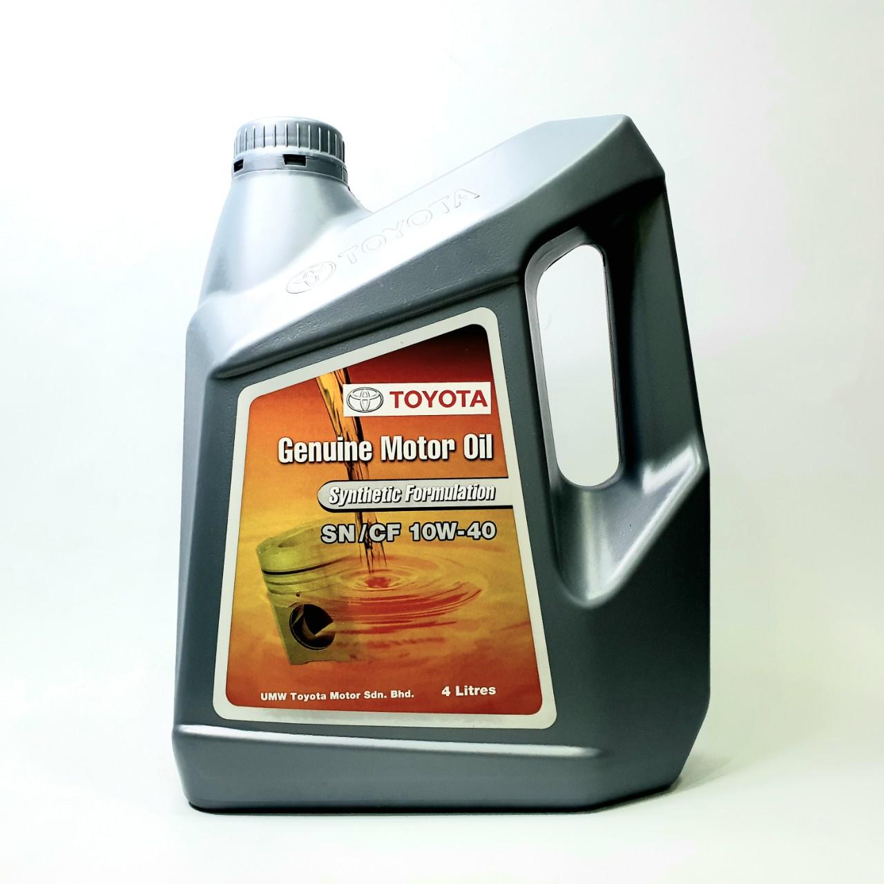 Nhớt chính hãng toyota sn/fc 10w40 4l