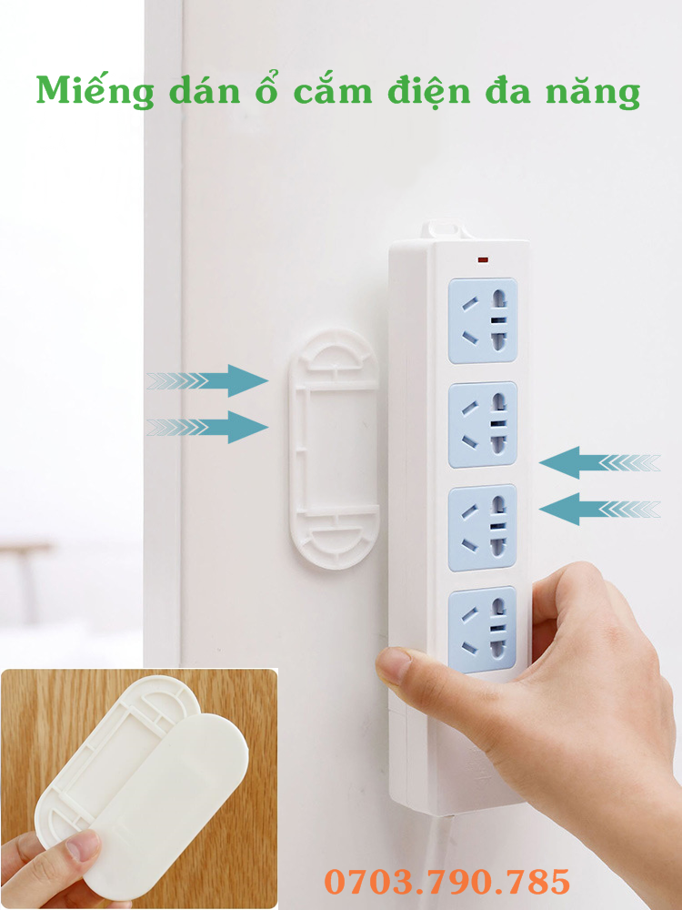 Bộ Miếng Dán Ổ Cắm Điện Đa Năng