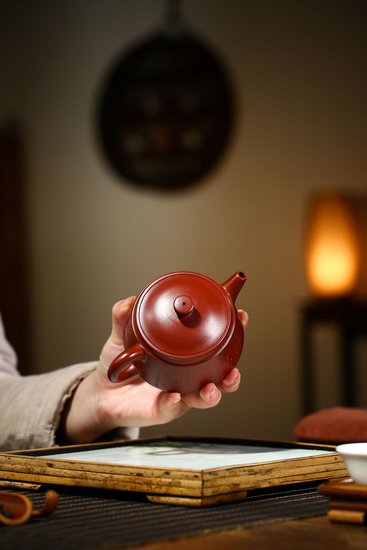 Ấm Tử Sa Nghi Hưng Đại Khẩu Biều 190 ml (Đại Hồng Bào)