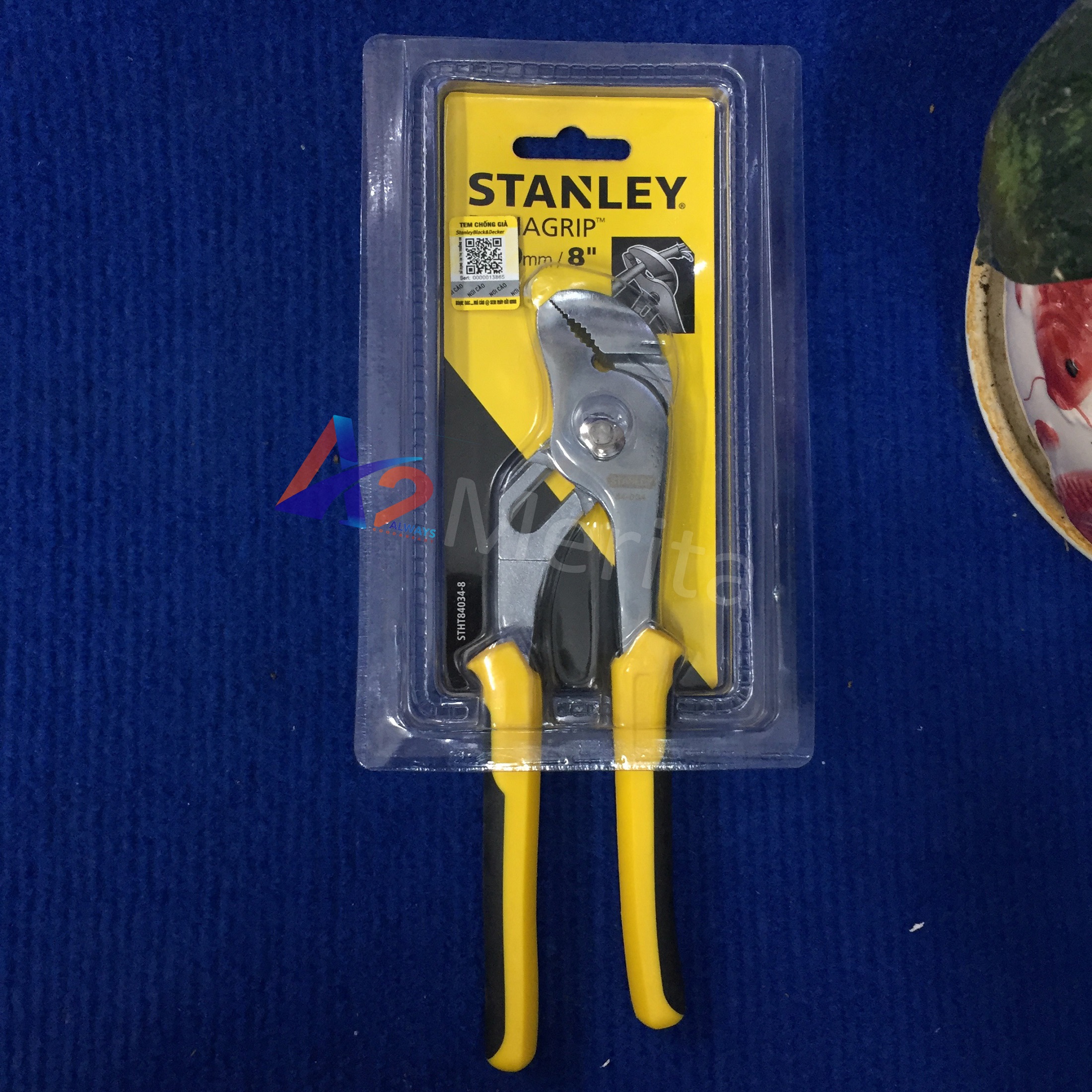 Kềm mỏ quạ cán dày 8"/200mm stanley stht84034-8