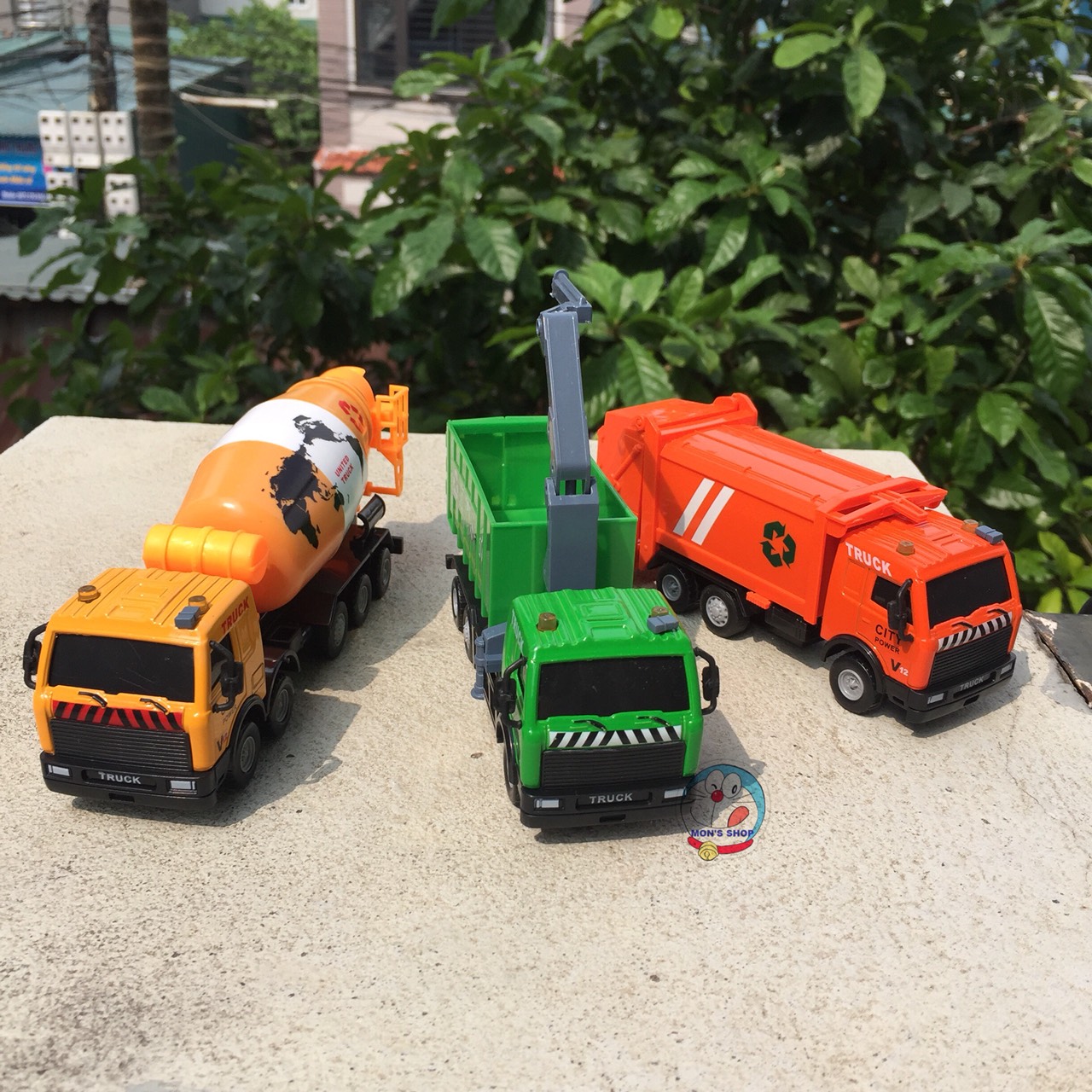 (Bán lỗ) Bộ đồ chơi nhiều xe truck bằng sắt, màu sắc sơn đẹp, dành cho bé trai, bo do choi nhieu xe truck bang sat, mau sac son dep, danh cho be trai