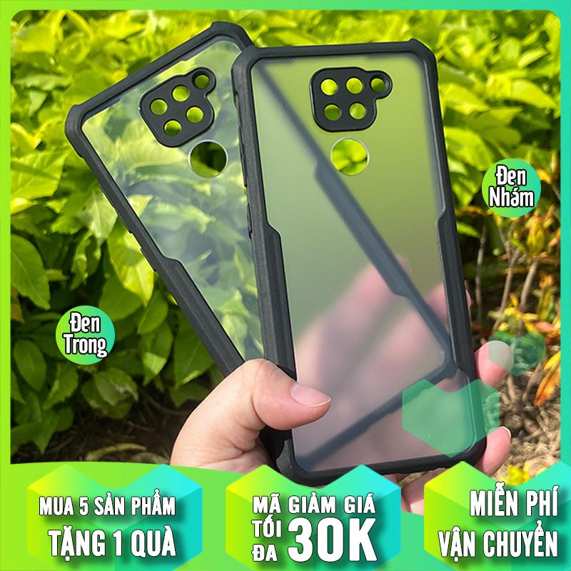Ốp lưng cho Xiaomi Redmi Note 9 - Redmi 10X (4G) chống sốc trong viền nhựa dẻo XunDD