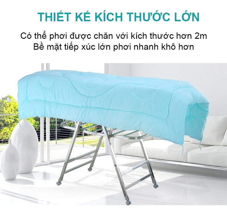 Giàn phơi đồ thông minh đa năng - Gấp gọn cao cấp - 2024