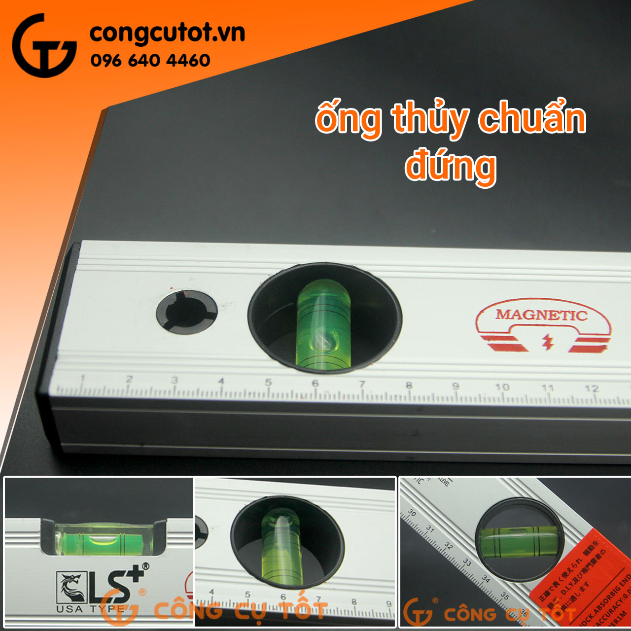 Thước thủy nivo INOWAS size tùy chọn