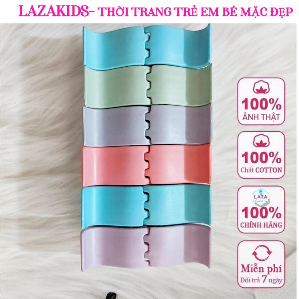 Trùm sỉ Giá sỉ Set 12 kẹp càng cua 5 răng HÀN QUỐC LAZAKIDS nhám mix 6 màu cao cấp ĐẸP XINH HOTTRENDS 2022 T-SHIRT1990 Giá rẻ